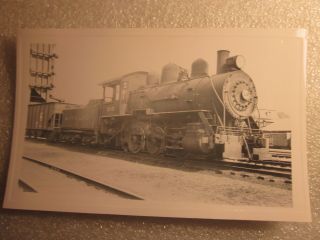 Rutland Railroad Train Engine 105 Photo 4 1/2 " X 2 3/4 " Rr14