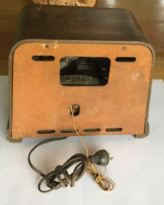 Rare 1930 - 40 ' s Vintage Philco Transitone Tabletop Tube Radio with Sessions Clock 6