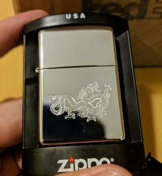 Zippo Lighter Dragon Design