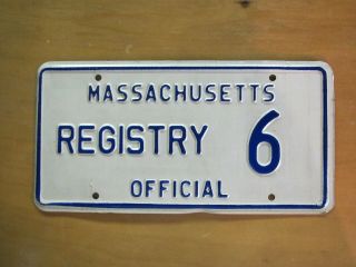 1974 Series Massachusetts Registry License Plate