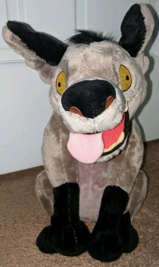 Disney Store Exclusive Ed Hyena Stamped Stuffed Plush The Lion King Rare 14 "