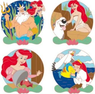 D23 Expo 2019 Le 200 Little Mermaid 30th Anniversary Ariel Boxed Set Of 4 Pins