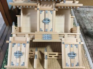Japanese wooden made KAMIDANA household SHINTO altar,  (procured at ISE shrine) 6