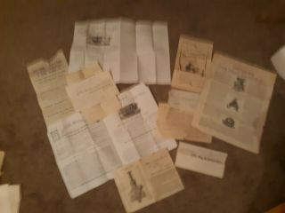 Old Catalogs For Tools And Sales Receipts