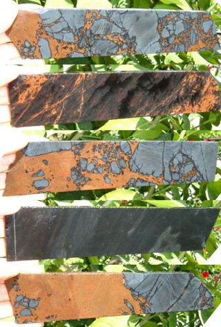 5 200 - 220mm Natural Obsidian Preforms Slabs Slab For Knapping Knife Arrowhead
