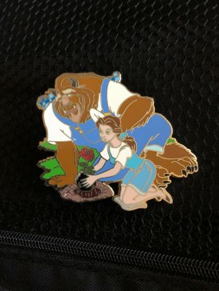 Disneyshopping May Flowers Mystery Belle And Beast In Overalls Pin Le 100