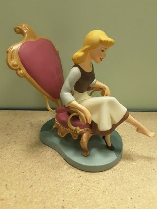 Disney Wdcc Cinderella Fit For A Princess Figurine W/ Box 50th Annivers Read