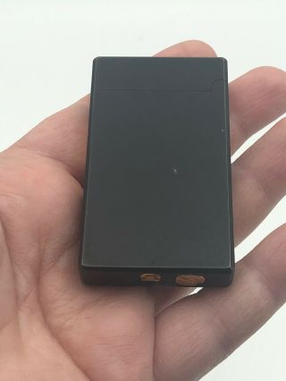 IM CORONA Black Pocket Lighter Collectible Vintage Antique Black / Gold Unique 6