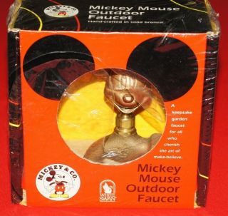 Disney Mickey Mouse Outdoor Bronze Faucet