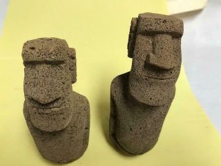 Easter Island Heads Isla de Pascua Rapa Nui Monolithic Monolith Statue Sculpture 2