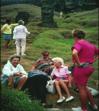 Easter Island Heads Isla de Pascua Rapa Nui Monolithic Monolith Statue Sculpture 6