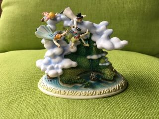 Disney Olszewski Miniature “straight On Til Morning” Peter Pan