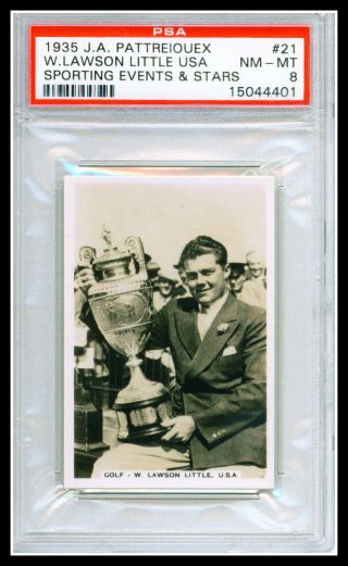 1935 Pattreiouex Sporting Events Stars 21 W Lawson Little Psa 8 Golf Smr $95.  00