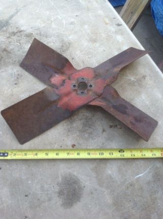Allis Chalmers Wd Wd45 D17 Tractor 4 Blade Radiator Cooling Fan Collectible Farm