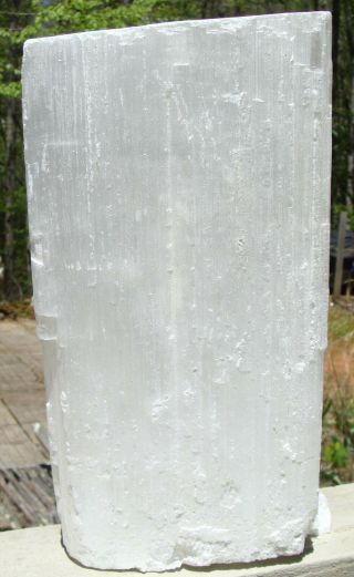 Selenite Log - Extra Large - 12 Lbs - 10 1/2 Inches Tall - - Don 