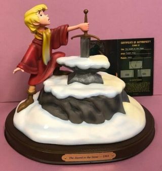 Disney 2002 Disneyana Convention Sword In The Stone Figurine Le 500 Signed