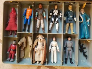 Star Wars Vintage Collectable Mini Action Figures,  Case
