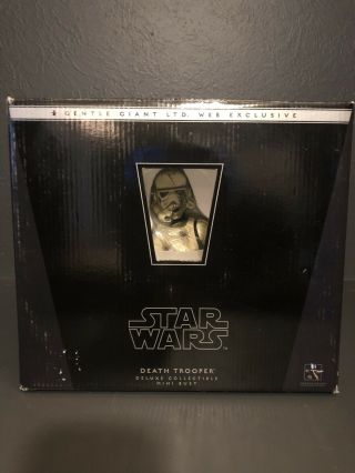 Gentle Giant Star Wars Death Trooper Deluxe Mini Bust Web Exclusive 99/1500