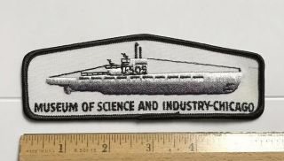 Chicago Museum Science Industry German U - Boat U - 505 Submarine 5.  5” Long Patch