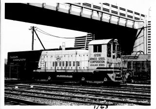 1967 Armco Steel Co Ashland Railroad Train Yard Engine 5x7 Photo X2200s R
