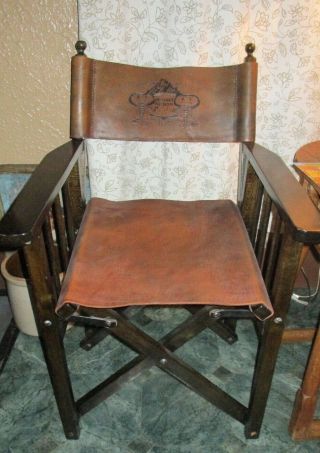 Authentic Handmade Leather Chair From Mount Kenya Safari Club Take A L@@k Folds