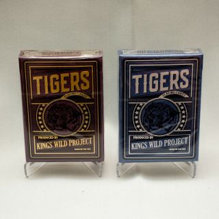 Kings Wild Tigers Playing Cards Set.  Limited.  And Standard.