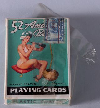 50s Gil Elvgren Pin - Up Deck Of Playing Cards 52 American Beauties Still