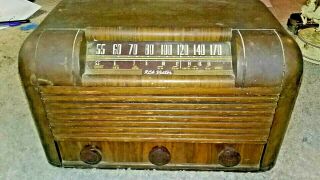 Vintage Rca Victor Tube Radio Short Wave