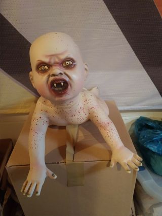 Halloween Baby Zombie Possessed Prop Decoration Not Animated