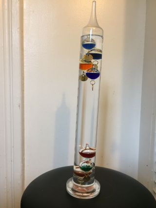 galileo glass thermometer Multicolor 2