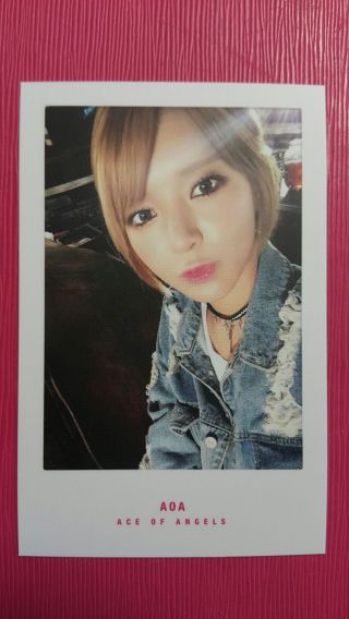 Aoa Choa Official Photocard Weekend Ver.  4th Album Good Luck Photo Card Cho A 초아