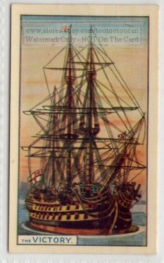 1765 Hms " Victory " Lord Nelson Navy Battle Trafalgar Flagship 75,  Y/o Ad Card