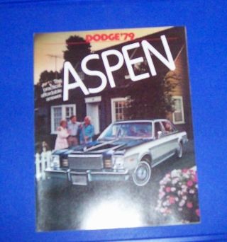 1979 Dodge Aspen Sales Brochure