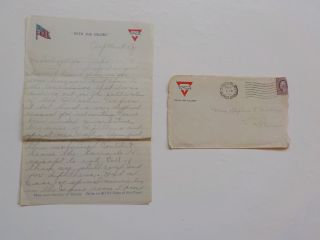 Wwi Letter 1918 Greeley Kansas Quarantine 9th Field Battalion 5th Division Ww1