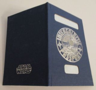 Star Wars,  TESB Authentic INTERGALACTIC PASSPORT Not - Stamped,  Not Numbered ' 79 3