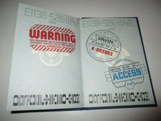 Star Wars,  TESB Authentic INTERGALACTIC PASSPORT Not - Stamped,  Not Numbered ' 79 6