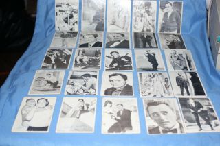 25 Different 1965 The Man From Uncle Trading Cards