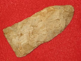 Authentic Native American Artifact Arrowhead 3 - 3/4 " Illinois Wadlow Blade E2
