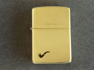 Vintage Zippo Pipe1932 - 1986 Anniversary Solid Brass