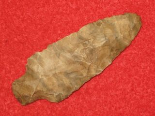 Authentic Native American Artifact Arrowhead Missouri Adena Point E6