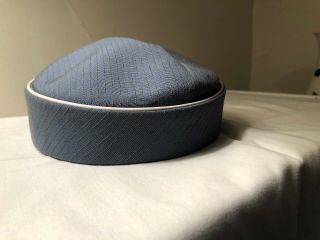 RARE Vintage 1960s Pan Am Stewardess Hat With Pin 4