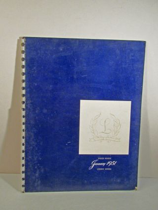 Rare 1951 - Lenox China & Figurine Sales Brochure / Price List With Order Form