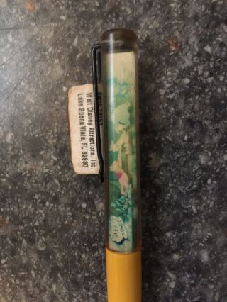 Vtg Floaty Tilt Pen Souvenir Walt Disney World Price Tag Winnie The Poo