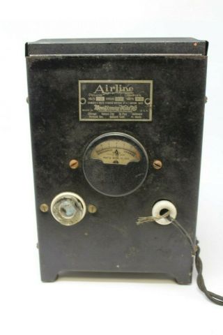 20s Airline Montgomery Ward Deluxe A Radio Battery Charger Vintage Antique