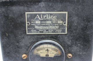 20s Airline Montgomery Ward Deluxe A Radio Battery Charger Vintage Antique 2