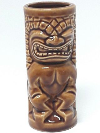 Orchids Of Hawaii Tiki God Decorative Ceramic Mug Or Vase - Made In Japan
