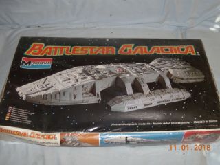 Monogram Battlestar Galactica Silver Model Kit 1978,  Factory