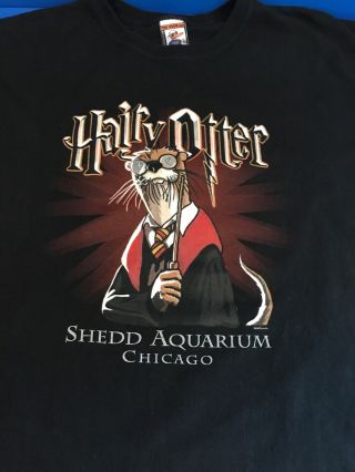 Shedd Aquarium Chicago “hairy Otter” 2 - Xl T - Shirt