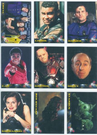 Rittenhouse Archives Red Dwarf Tv Series 9 Card Preview Set