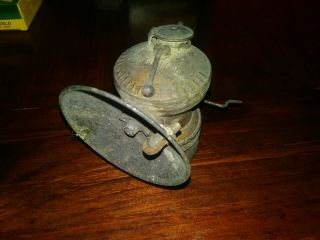 Vintage Auto Lite Carbide Coal Miners Lamp Universal Lamp Co Antique Display